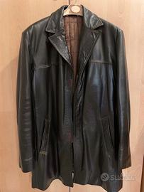 Giacca in vera pelle Fabio Mori nera XL