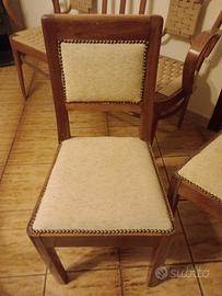 2 sedie antiche in legno 