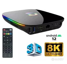 SMART TV BOX ANDROID PIE 13 Q-PLUS ram 8GB + 128GB