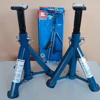Cavalletti auto Einhell 2 tonnellate 