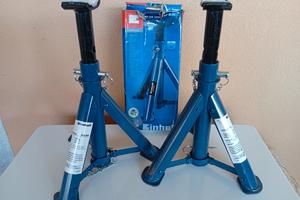 Cavalletti auto Einhell 2 tonnellate 