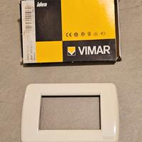 Placca Vimar Idea Rondò Metal Avorio art 16753.10