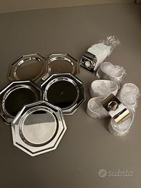Set Portatovaglioli, Segnaposto e Sottobicchieri