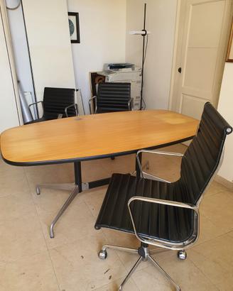 Scrivania piu tre sedie - set da studio