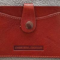 Porta-carte "Cherubini e Dannati" in pelle