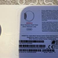 Apple Watch serie 6 GPS+ cellular 44mm acciaio