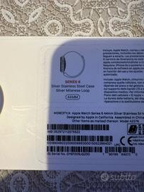 Apple Watch serie 6 GPS+ cellular 44mm acciaio