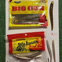 Esche siliconiche per pesca al Black bass