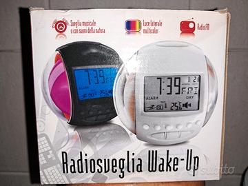 Radio sveglia Wake up luci e suoni 