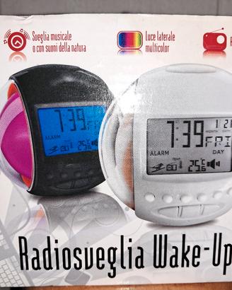 Radio sveglia Wake up luci e suoni 