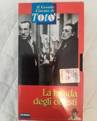VHS  LA BANDA DEGLI ONESTI  Toto'