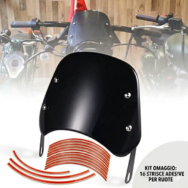 Cupolino Parabrezza Universale "Stile Cafè Racer"
