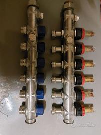 Collettore per acqua riscaldamento 6 linee