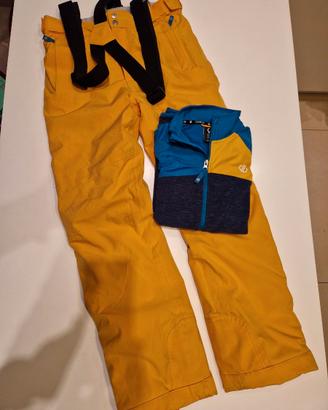 Pantaloni sci e felpa Dare 2B bambino