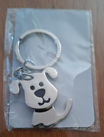 portachiavi a forma di cagnolino 