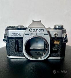 Canon AE-1 Corpo Macchina Vintage 35mm Analogica