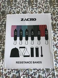 Kit 6 Elastici Tubolari ZACRO- Bande di Resistenza