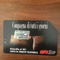 Carta telefono anni 90