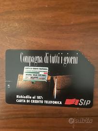 Carta telefono anni 90