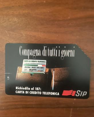 Carta telefono anni 90