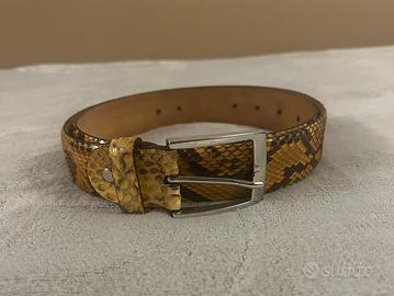 Cintura in vero pitone
