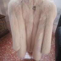pelliccia volpe bianco 