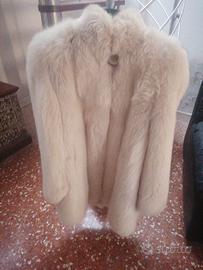 pelliccia volpe bianco 