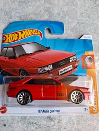 hot wheels 87 Audi quattro rossa