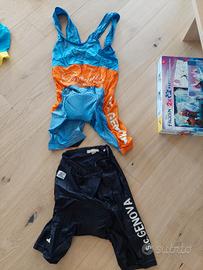 Pantaloncini e tuta ciclismo vintage eroica