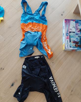 Pantaloncini e tuta ciclismo vintage eroica