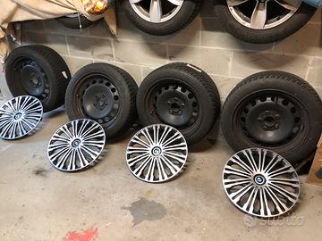 Ruote in acciario r17 5 fori x bmw