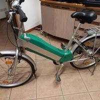 bicicletta elettrica-BATTERIA NUOVA 