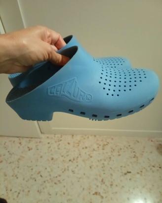 calzuro taglia 38/39 colore azzurro