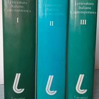 Letteratura Italiana Contemporanea 3 Volumi 1982