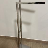 Porta asciugamani bagno acciaio inox da terra