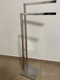 Porta asciugamani bagno acciaio inox da terra