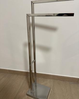 Porta asciugamani bagno acciaio inox da terra