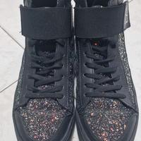 scarpe brillantinate