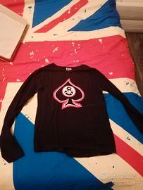 2 T shirt donna manica lunga girly 8 Ball ace oi!