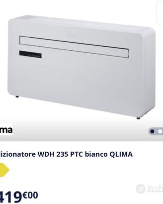 Condizionatore monoblocco Caldo freddo e deumidif
