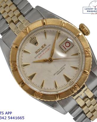 ROLEX Datejust 6309 Turn-O-Graph Ivory radium dial