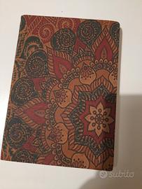 Taccuino quaderno in pelle carta a righe