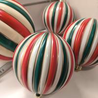 Sfere Palle Natalizie Decorative  – Set da 5 Pezzi