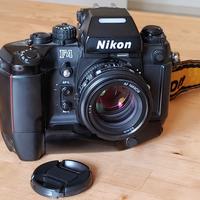 Fotocamera Nikon F4 con 50mm 1.4