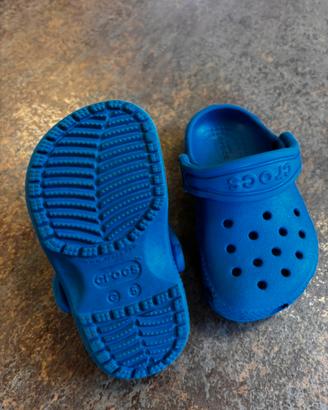 Crocs classic ciabattina blue bolt