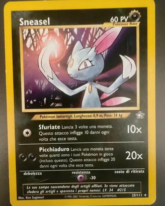 Sneasel mazzo Neo Genesis