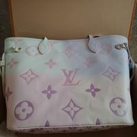 rara Louis Vuitton Neverfull MM Pastel Sunrise
