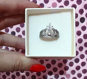 Anello marca Amen Corona e Cuore NUOVO