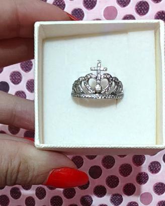 Anello marca Amen Corona e Cuore NUOVO