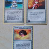 Lotto Trainer Ex team magma vs Team Aqua Pokemon